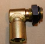 Enderle AN8 Bulkhead Male-Female 90 Degree Aluminu